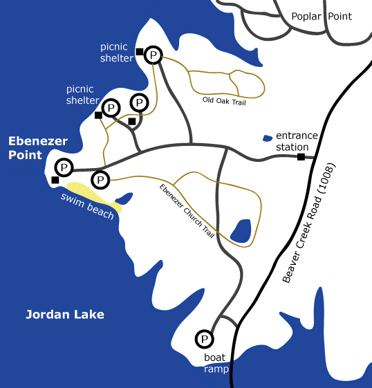 Ebenezer Point, Jordan Lake